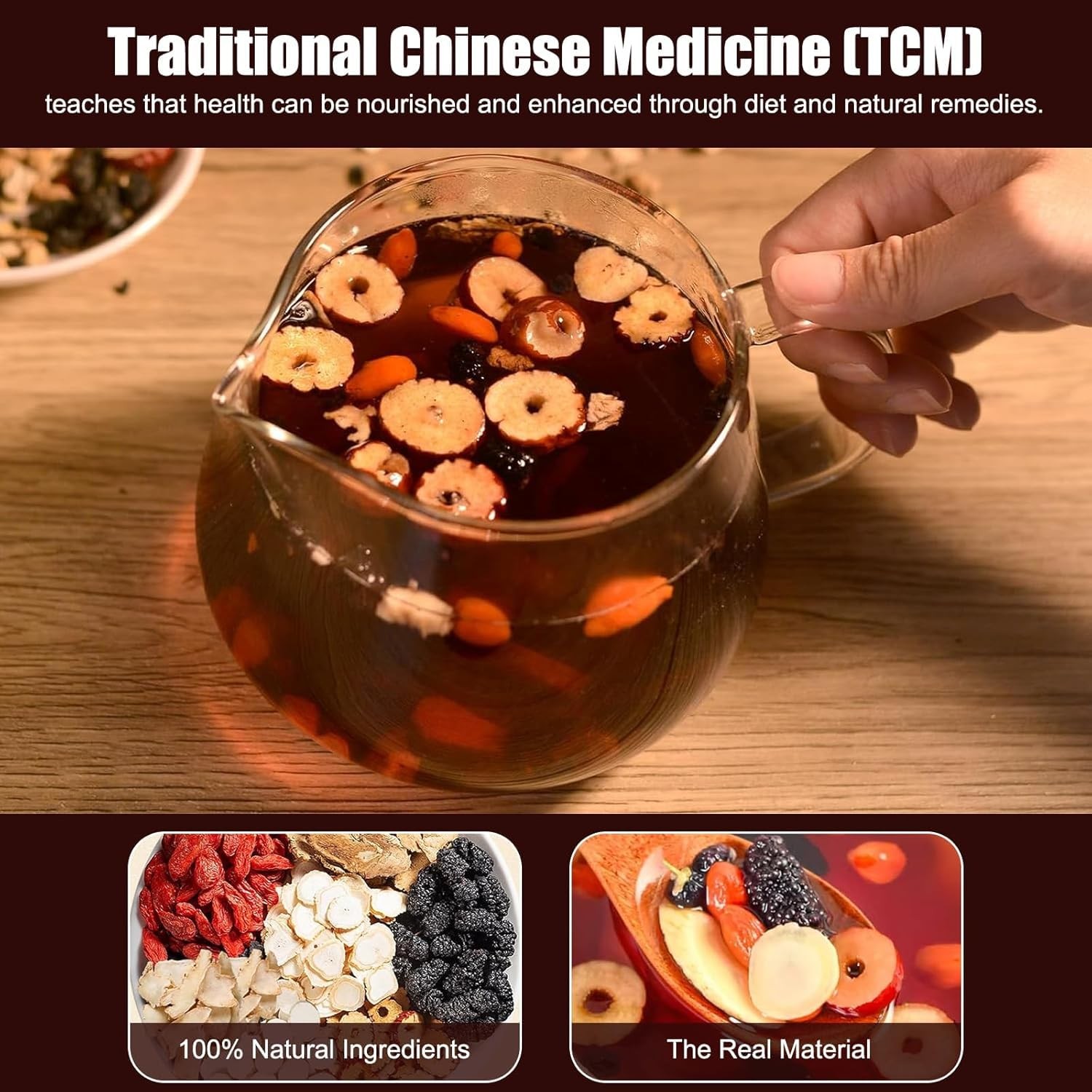 Kidney Tea 60 Bags Ginseng Six Treasure Formula Traditional 60
