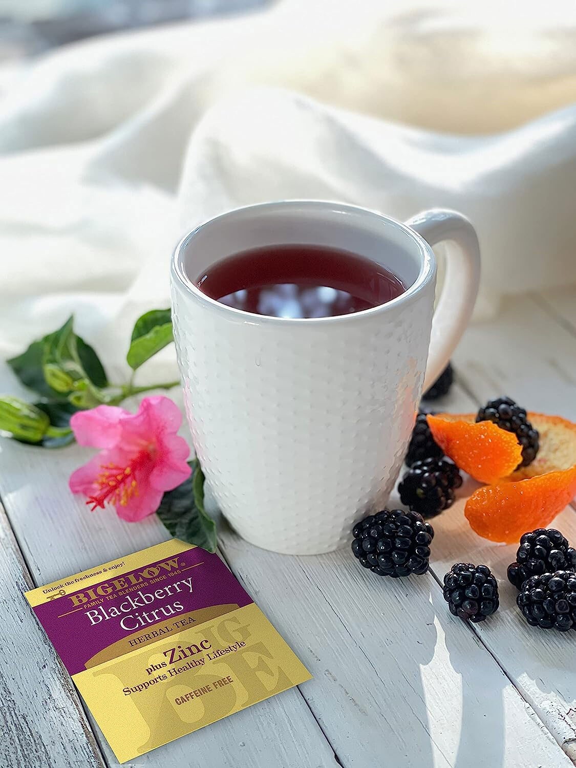 Bigelow Blackberry Citrus Herbal Tea – 18 tea bags