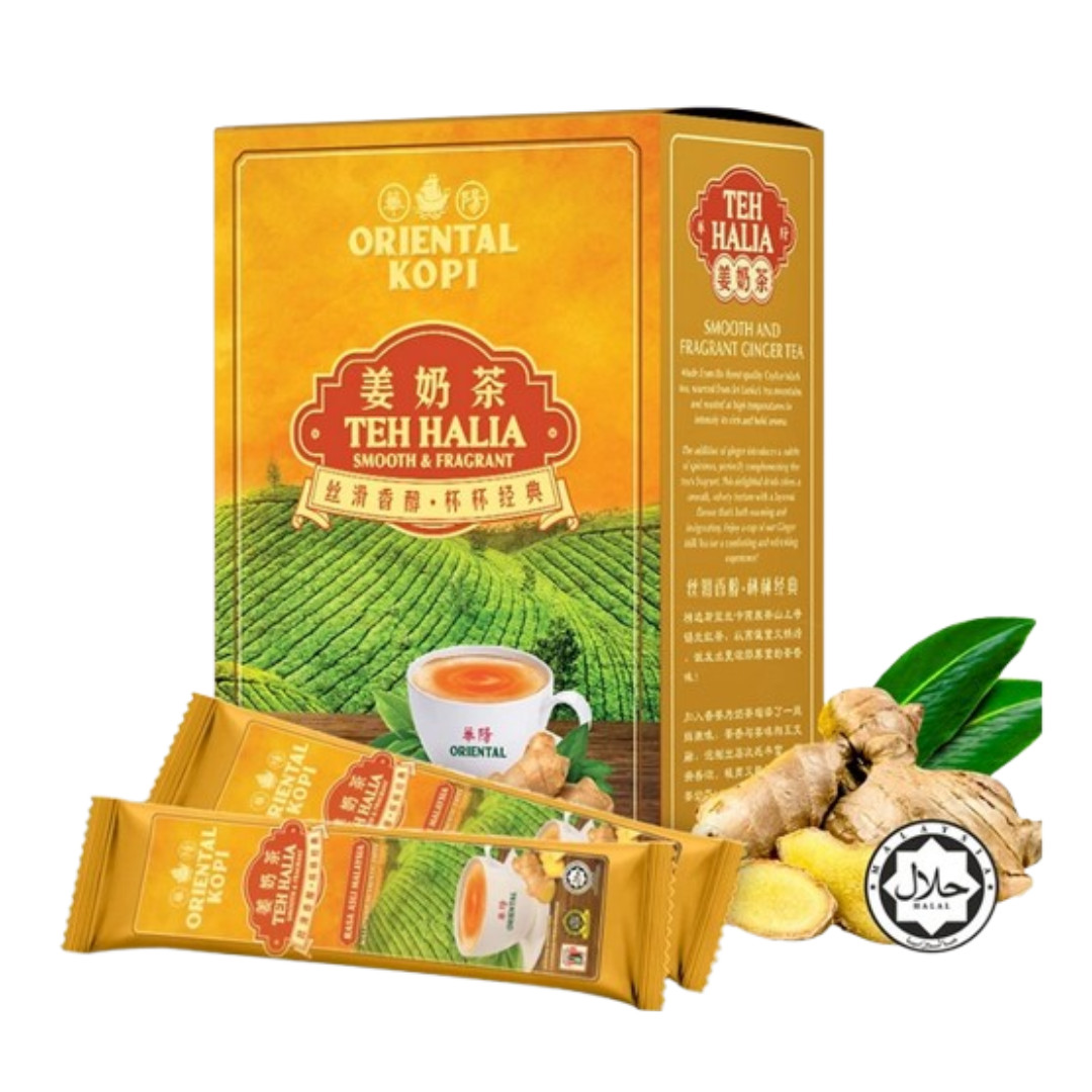380g X 4BOXES ORIENTAL Teh Halia Premium Ginger Tea Instant Premix FAST SHIPPING