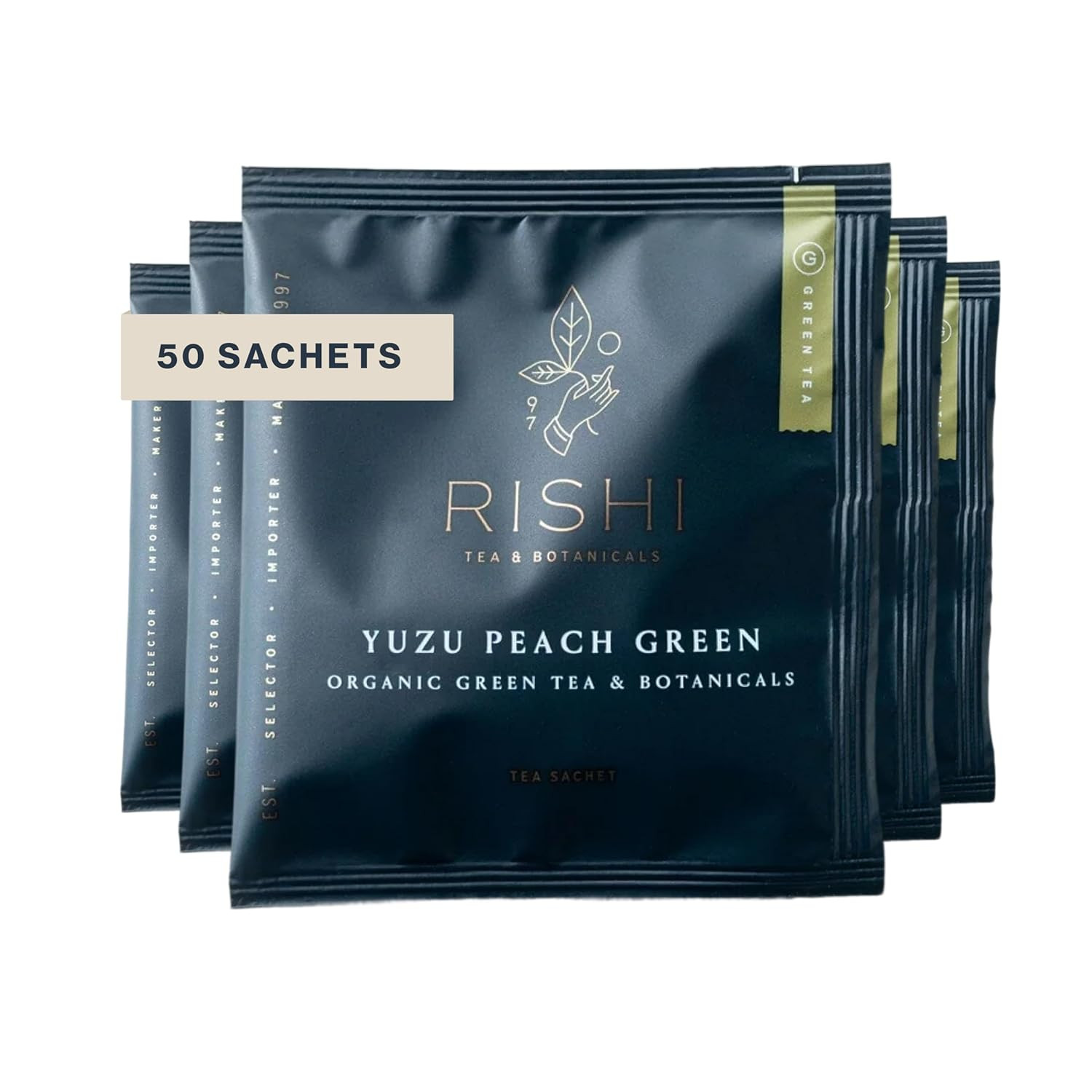 Yuzu Peach Green Tea – Organic Loose Leaf Green & Herbal Blend, Naturally Sweet