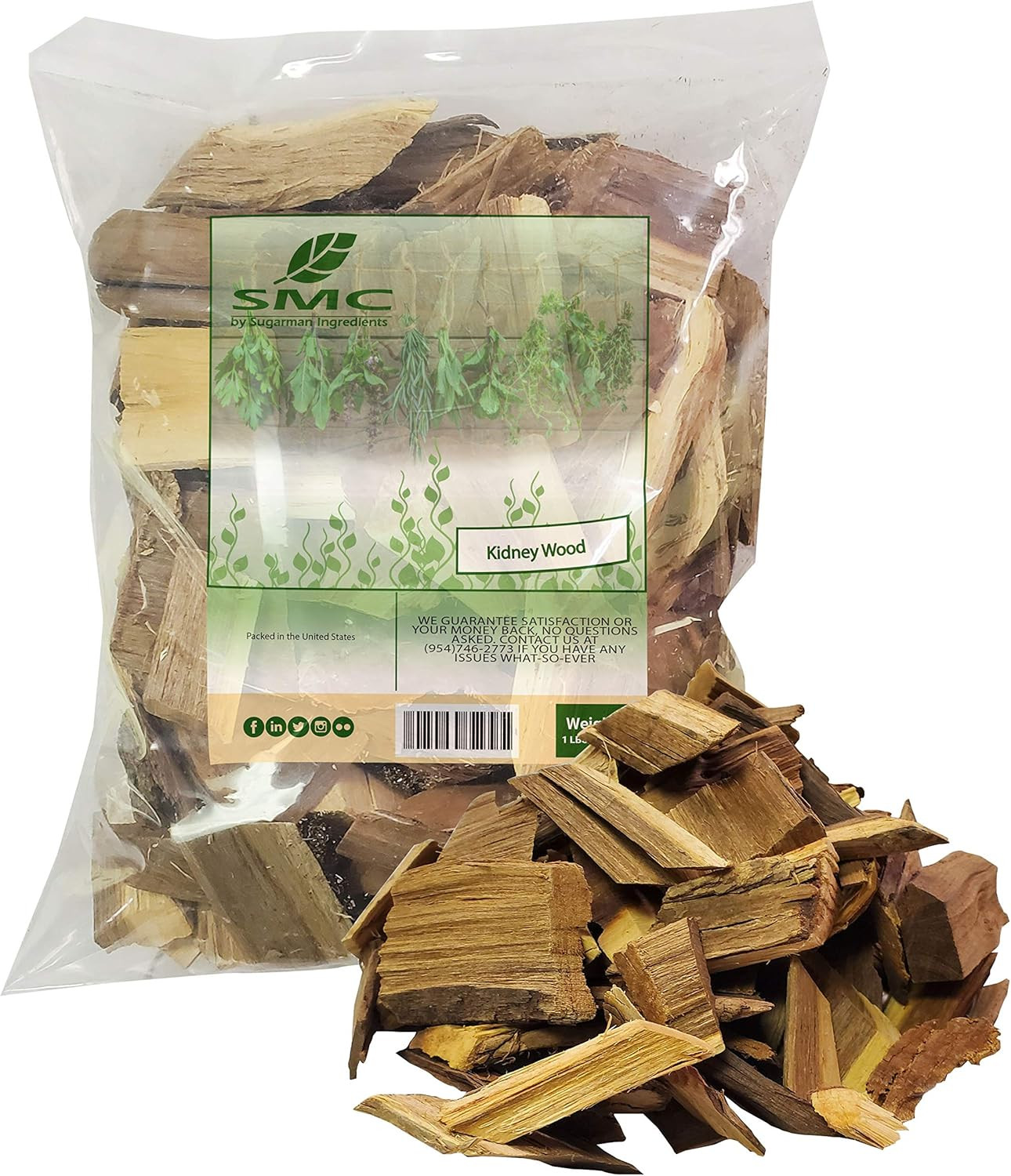 Kidney Wood 1 Pound-Palo Azul Cyclolepis Genistoides-Blue Stick Tea