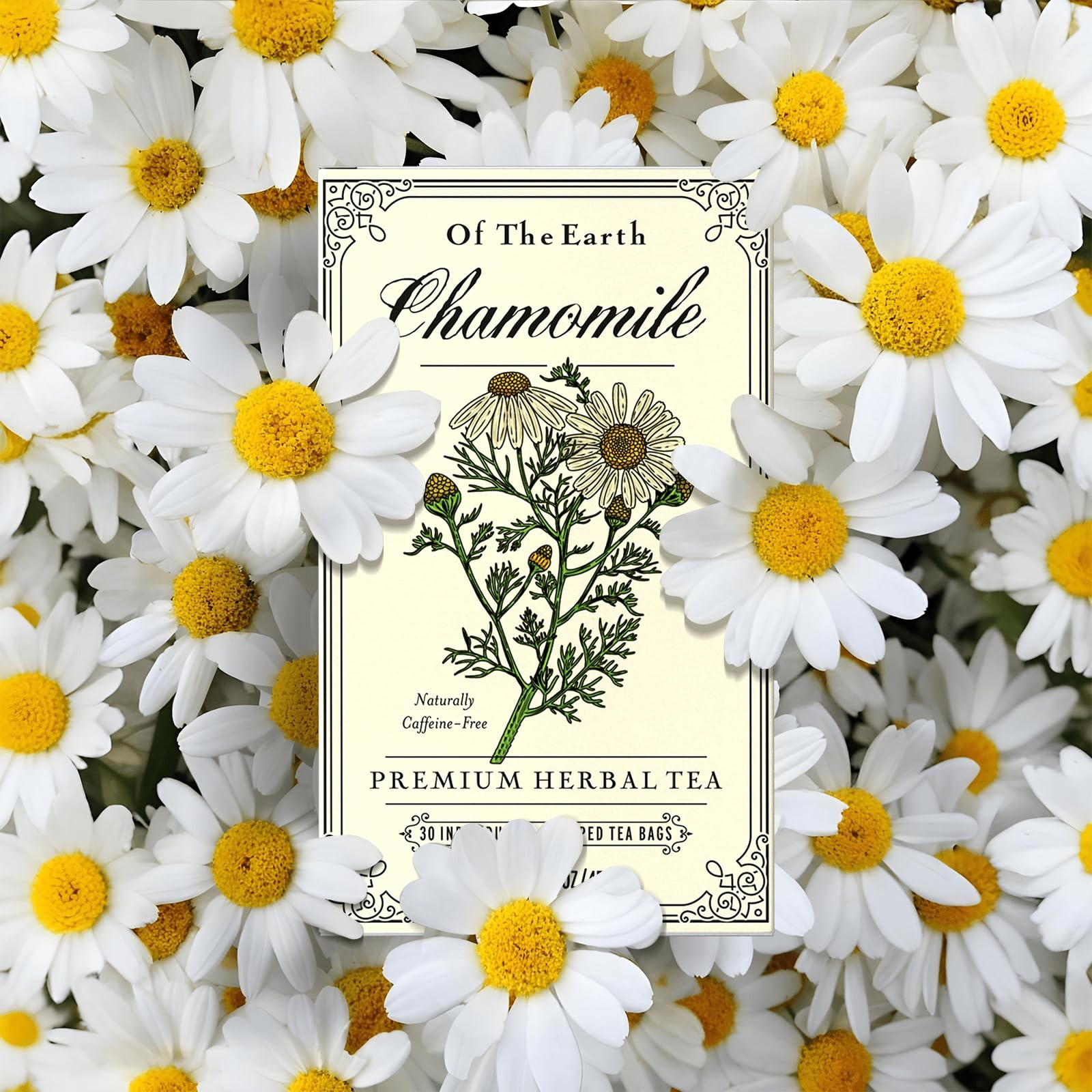 30Tb Soothing Chamomile Tea Herbal Infusion Natural Stress Relief Eco Friendly
