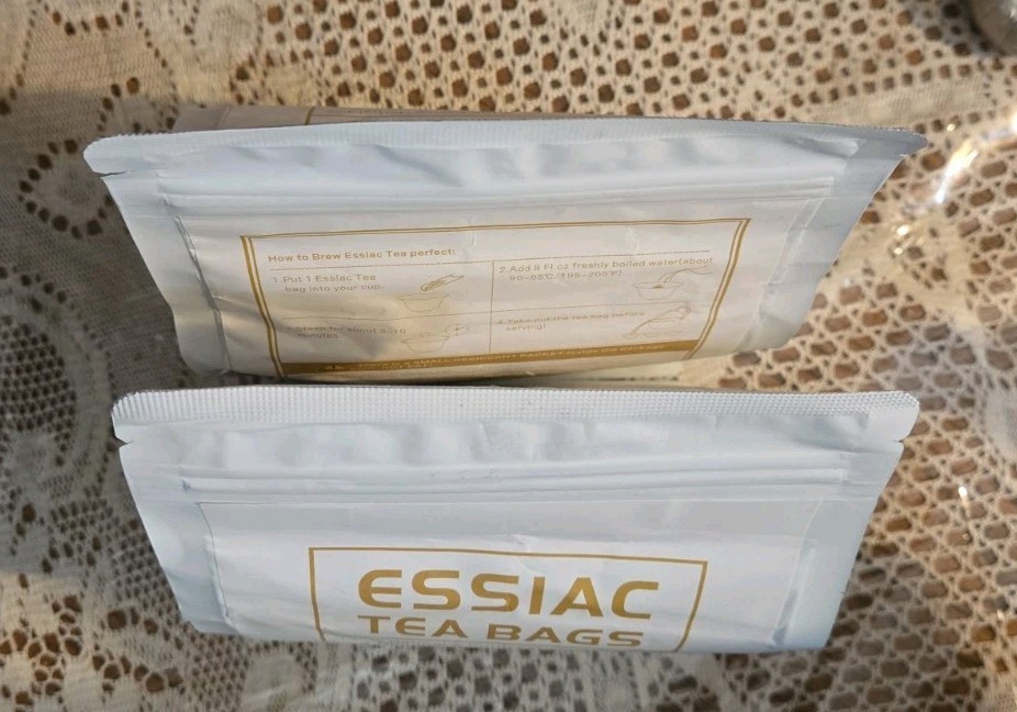 Lot Of 2 Essiac Tea Bags 5.3 Oz 3g X 50 Bags Herbal Tea Blend 50 Count Tea Bags