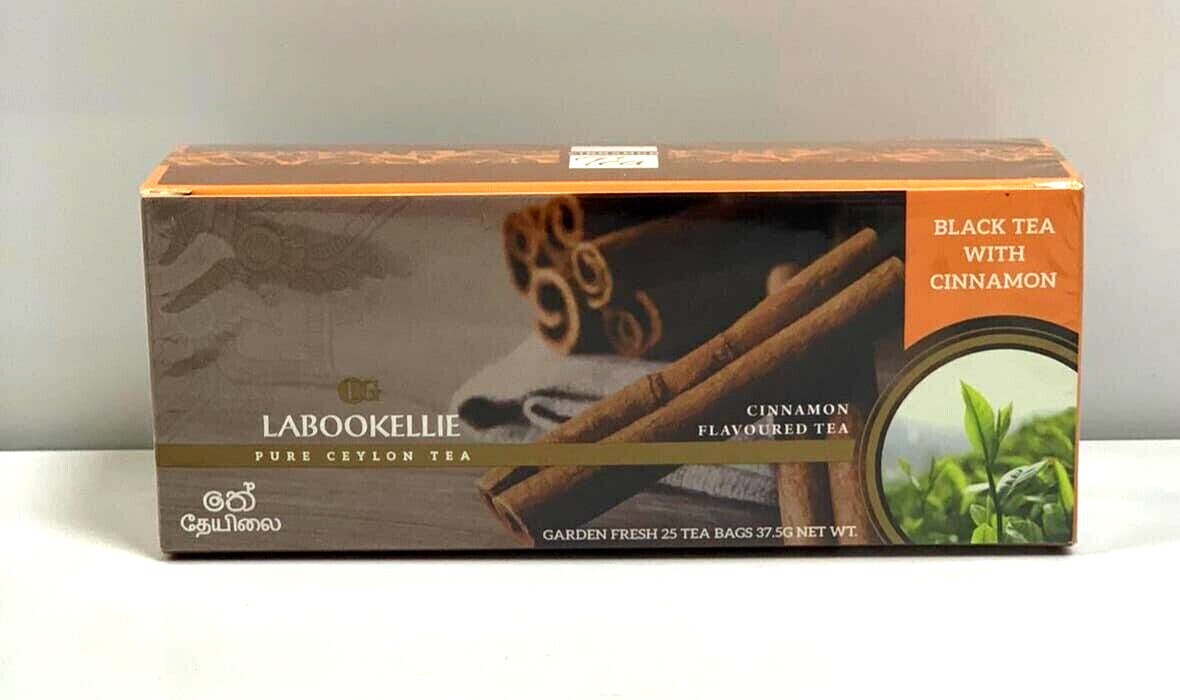 Ceylon Organic Black Tea Damro Labookellie 25 Bags 100% Natural Flavored Tea