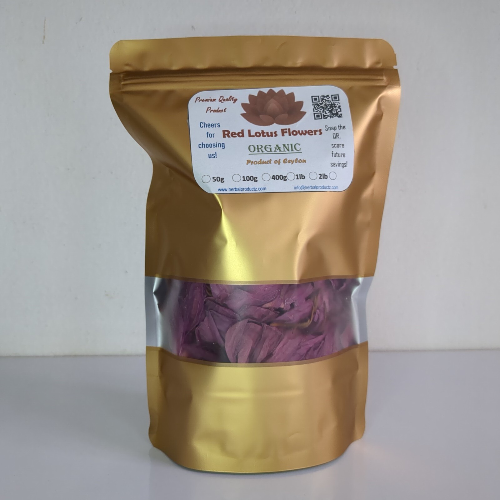 Dried Red Lotus| Nymphaea Rubra 100% Hand Picked Ceylon Natural Organic Herb Tea