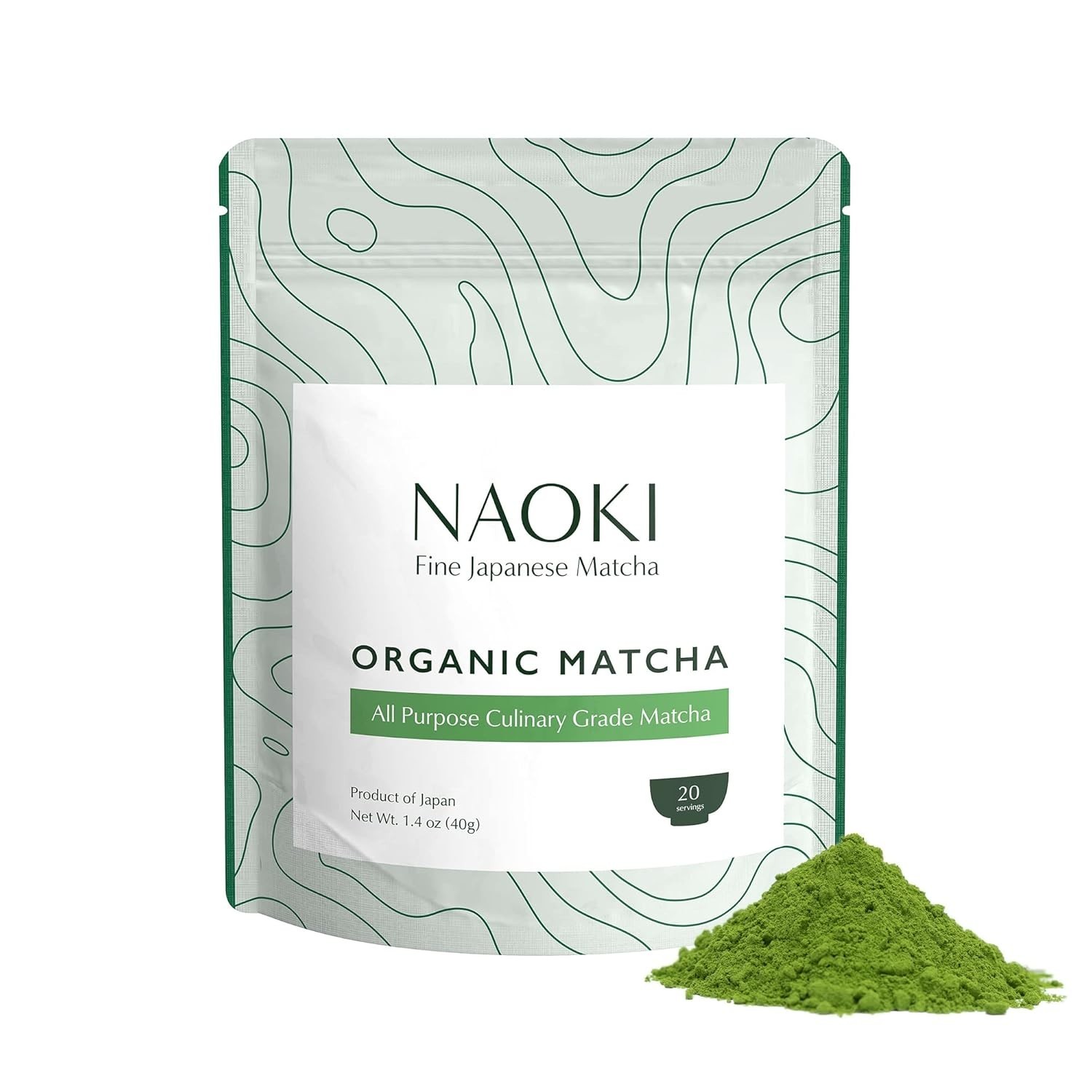 Naoki Matcha Organic All Purpose Blend – Authentic 1.4 Ounce (Pack of 1)