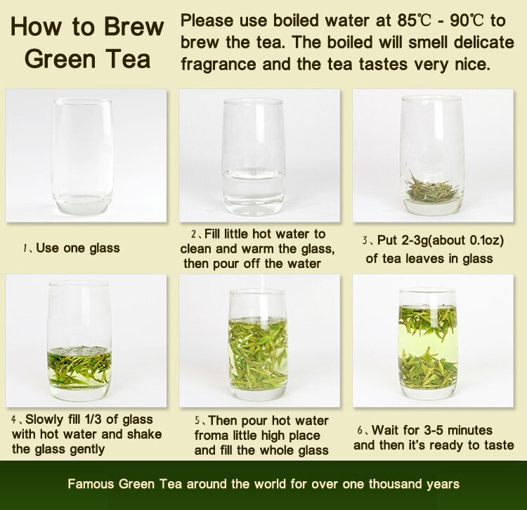 Yu Qian Longjing Tea Leaf,Dragon Well Before Grain Rain Day,3rd Class,250g,雨前龙井