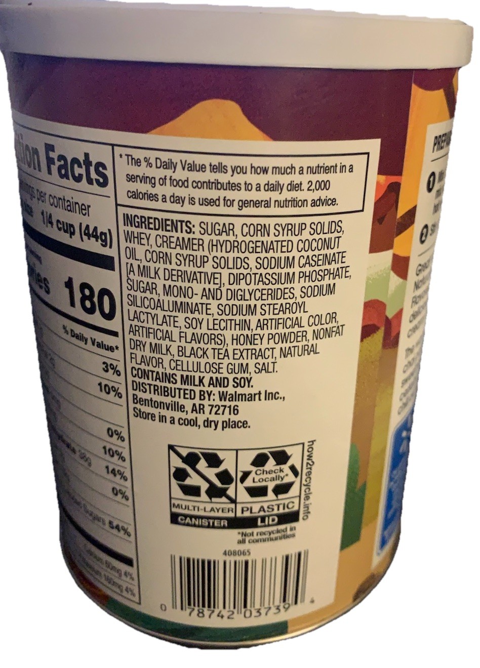 Great Value Pumpkin Spice Chai Latte Mix 10oz – ((( 3 ))) canister