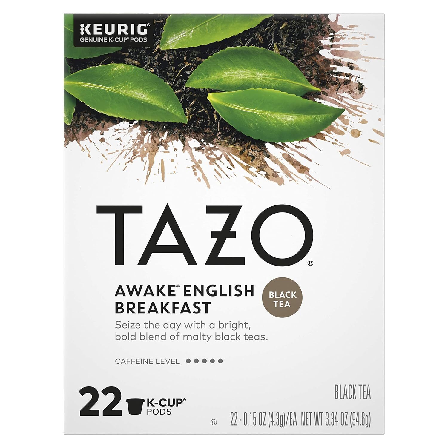 Tazo Awake Black Tea 22 to 132 Count Keurig K cups Pick Any Size FREE SHIPPING