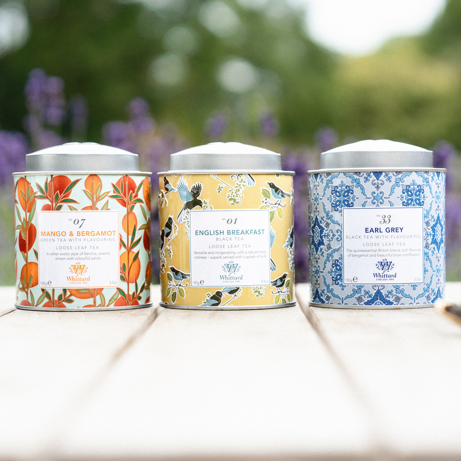 Whittard Loose Leaf Tea Collection, 3-Pack (3.53 Oz. – 4.964 Oz.)