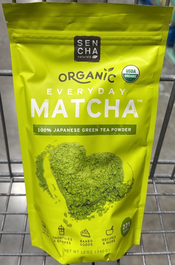 Sencha Naturals Organic Everyday Matcha Powder, Japanese Green Tea 12 oz