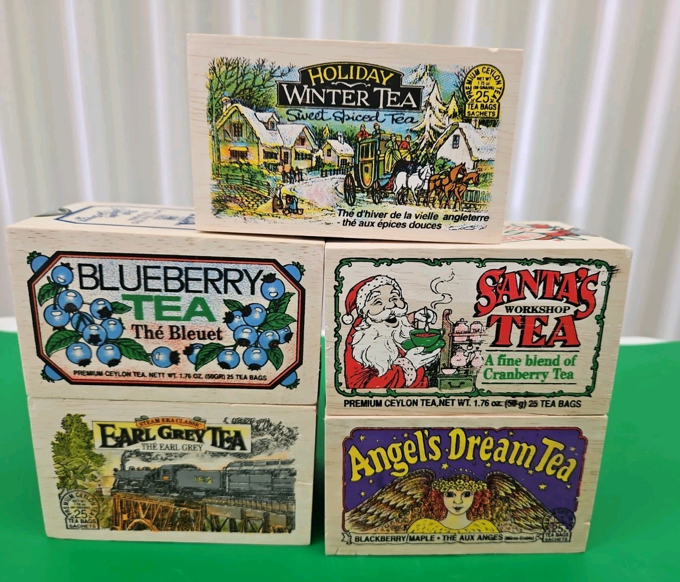 Metropolitan Premium Tea Bags Blueberry Blackberry Cranberry Spiced Wood Boxes