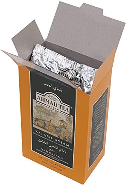 Ahmad Tea Black Tea, Kalami Assam Loose Leaf, 454g – Caffeinated & Sugar-Free
