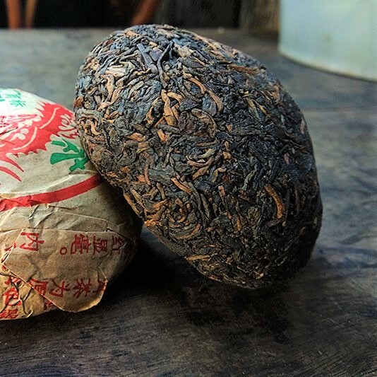 2001 TuLin Phoenix Toucha Yunnan Top Grade Aged Ripe Puerh Tea 100g 云南土林凤凰沱茶普洱熟茶