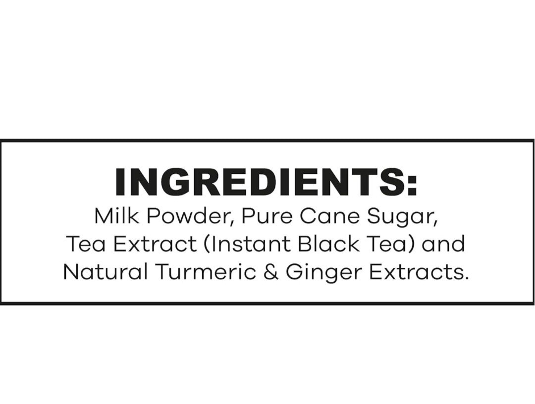 QuikTea Chai Tea Latte, Tumeric Ginger, 34 Oz, 10 count (Pack of 4)