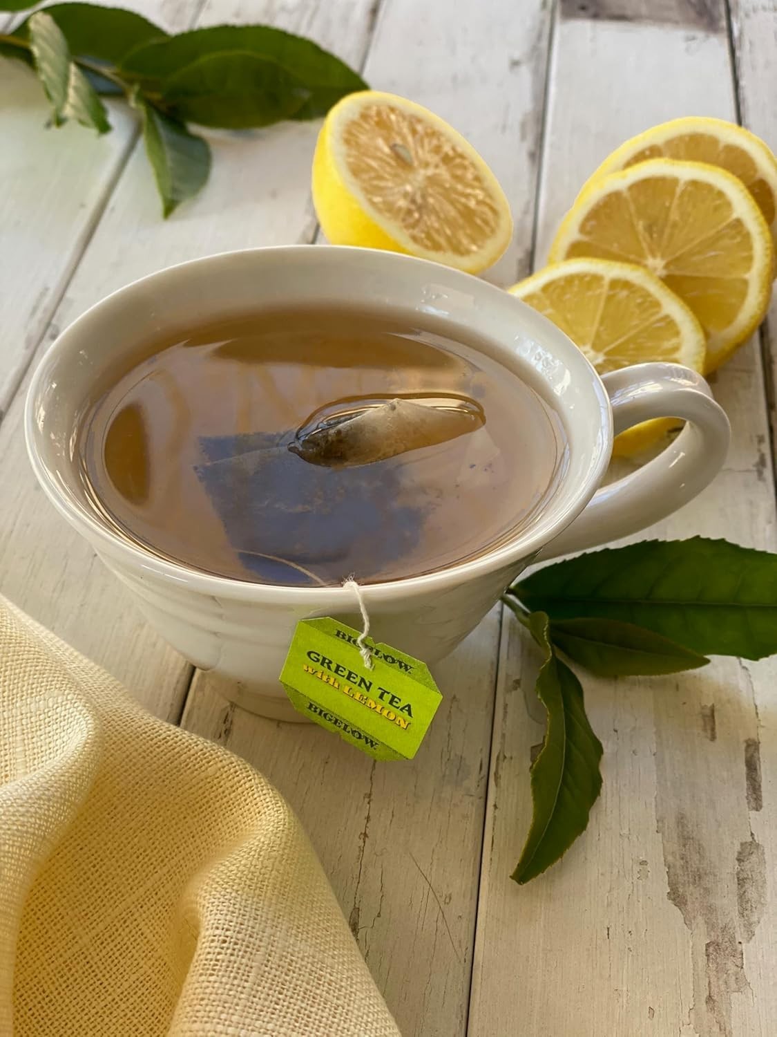 Refreshing Green Tea with Lemon – 20 Count Packs, 6 Boxes of Caffeinated Bliss