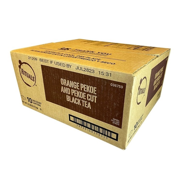 Black Orange Pekoe tea bags, 10 boxes 100 tea bags per box, BULK 1000 Tea Bags