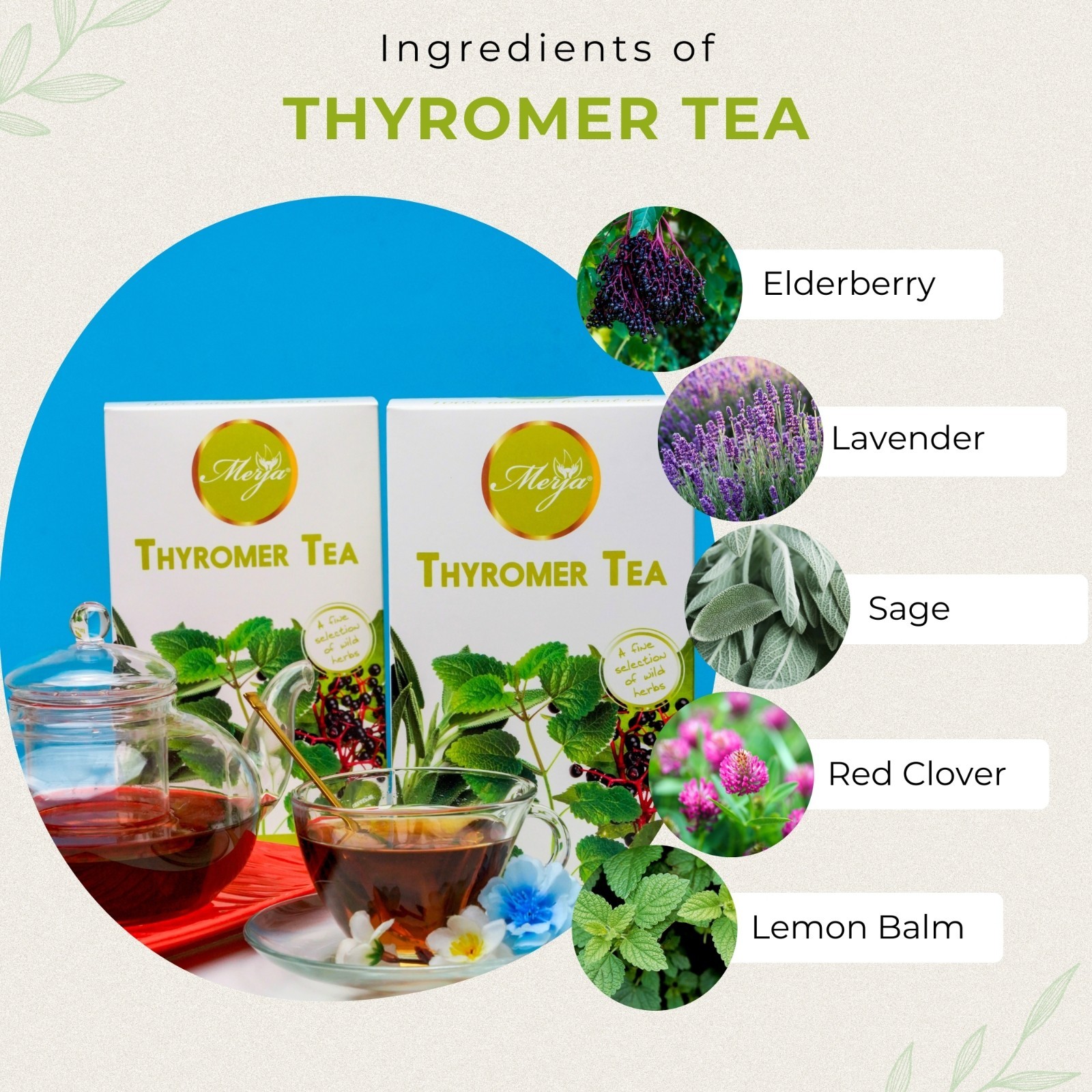 Thyromer Tea – Thyroid Support Tea – Loose Tea – 100% Natural Tea