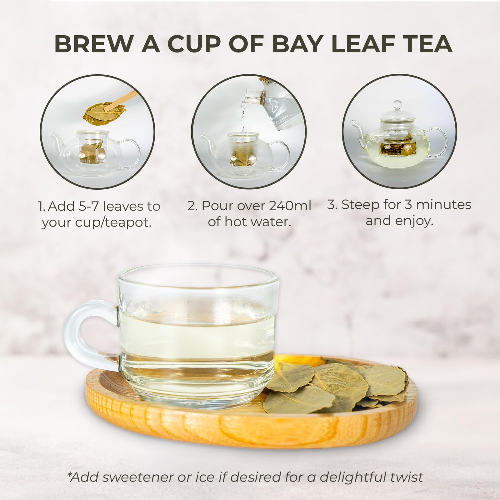 Bay Leaves Tea 150 Dried Whole Leaves, 1.06 oz, Hojas de Laurel, 100% Natura…