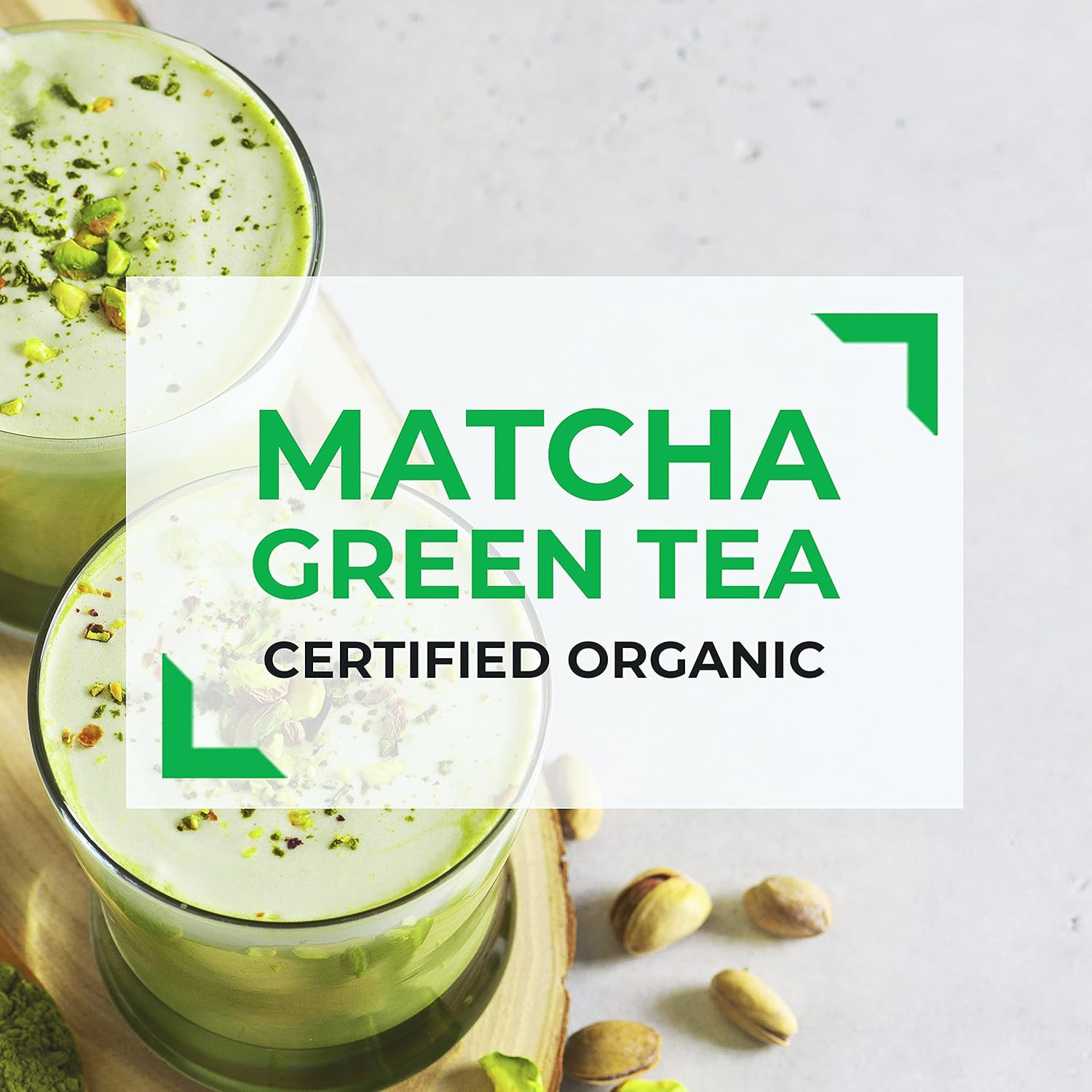 PANATEA Certified Organic Matcha Green Tea Powder | 1 LB 100% Pure Premium Culin
