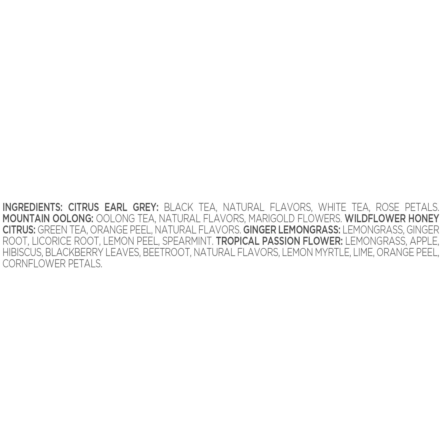 Tea Forte Premium Presentation Box Gift Set Sampler, 20 Count, Assorted Blends