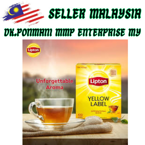 LIPTON YELLOW LABEL SERVICES 10 BOXS Tea Bags Black 1000 x 2g Free Shipping