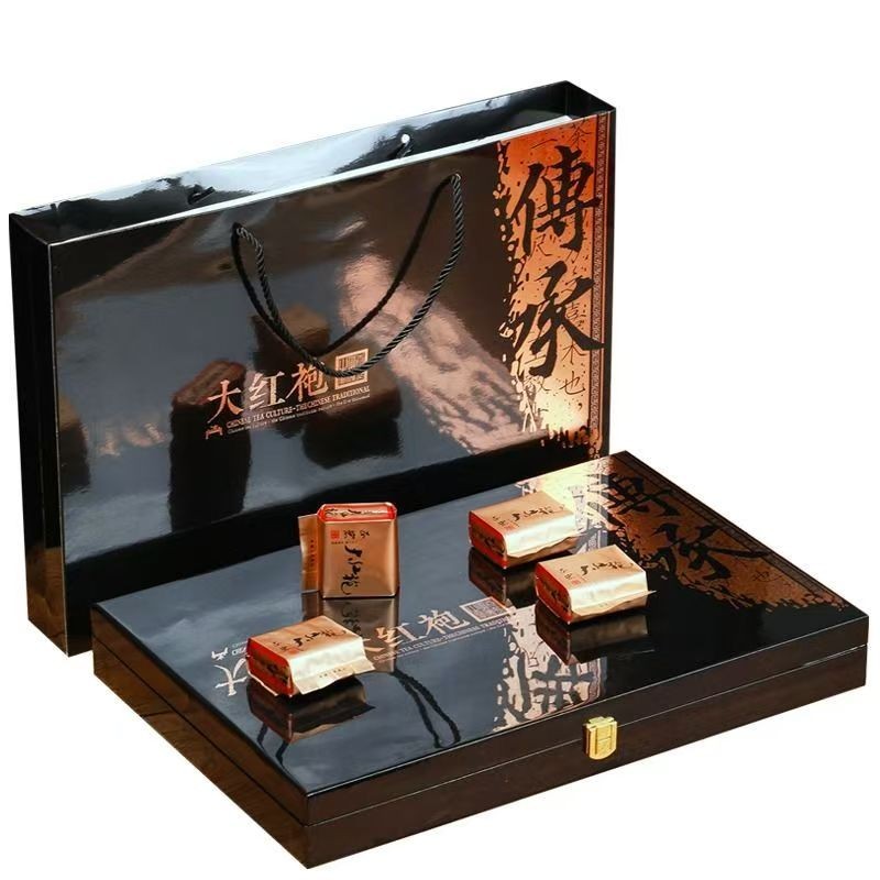 25 packs of Dahongpao tea, each weighing 20 grams, with a premium gift box