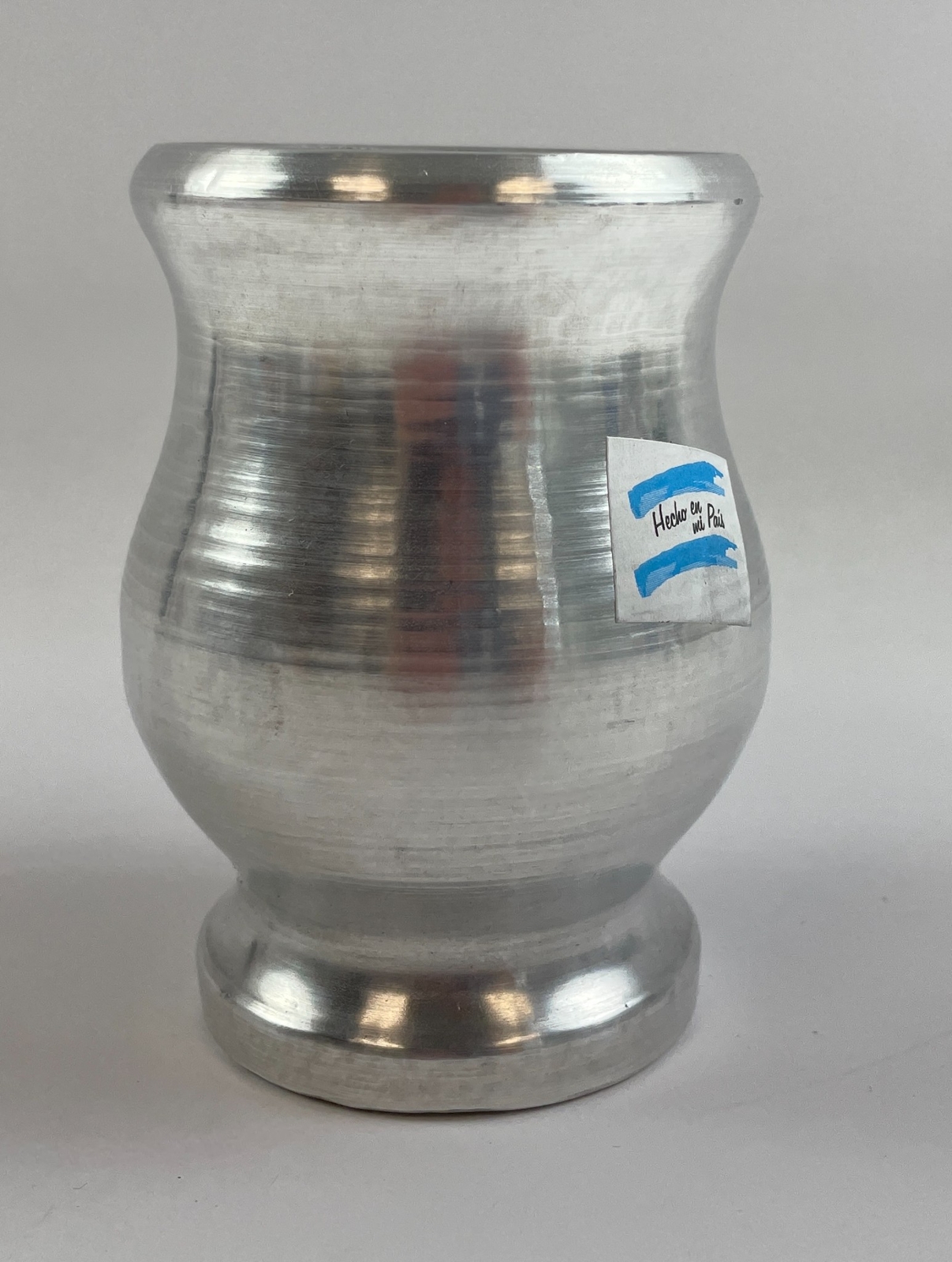 Mate Gourd Silver Double Walled Stainless Steel
