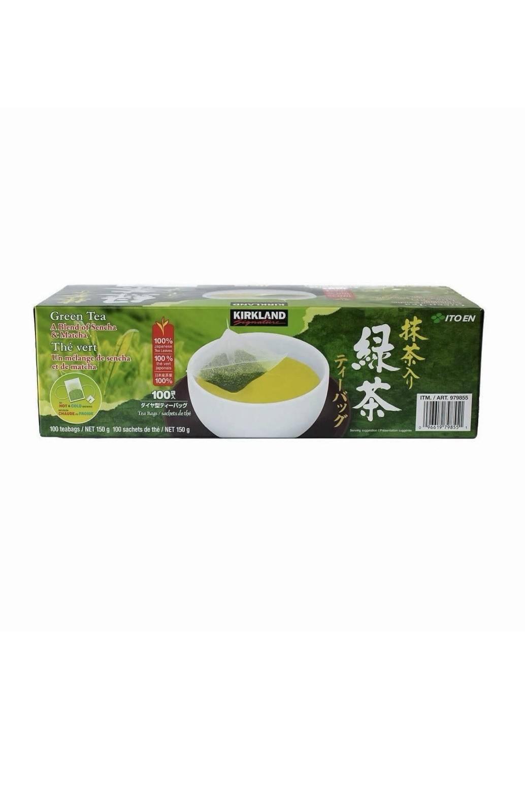 Kirkland Signature Ito En Japanese Green Tea Sencha & Matcha Individually Sealed