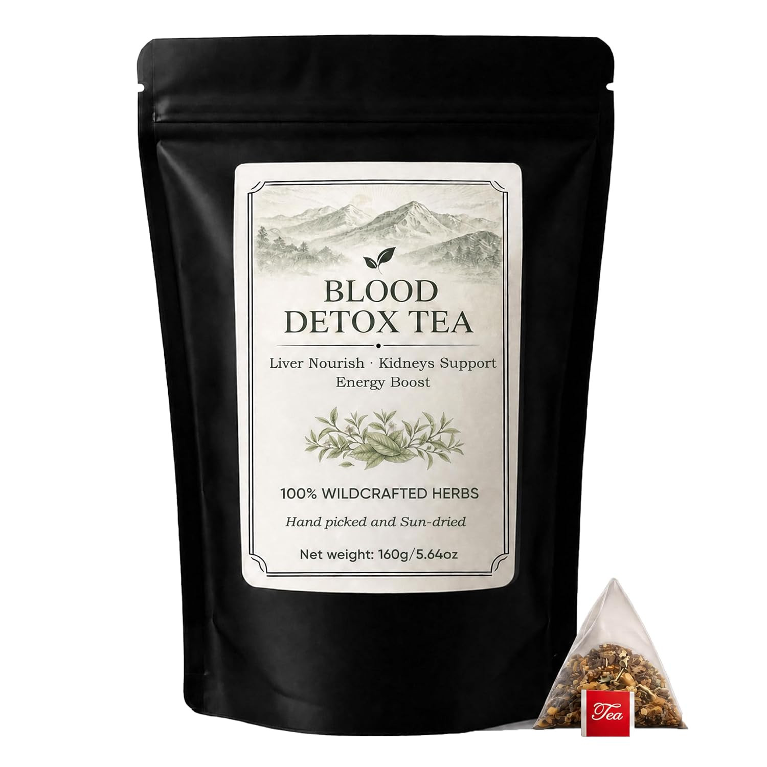Blood Detox Tea Jamaica, Jamaican Healing Garden Wildcrafted Tea Blend With Guac