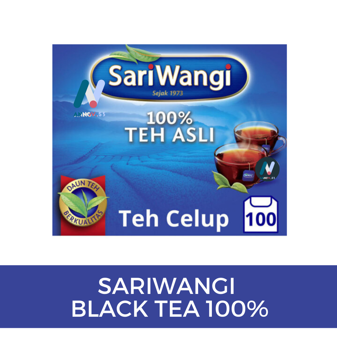 SARIWANGI Premium Black Tea Original Indonesian Fragrance Legendary 100 Tea Bags
