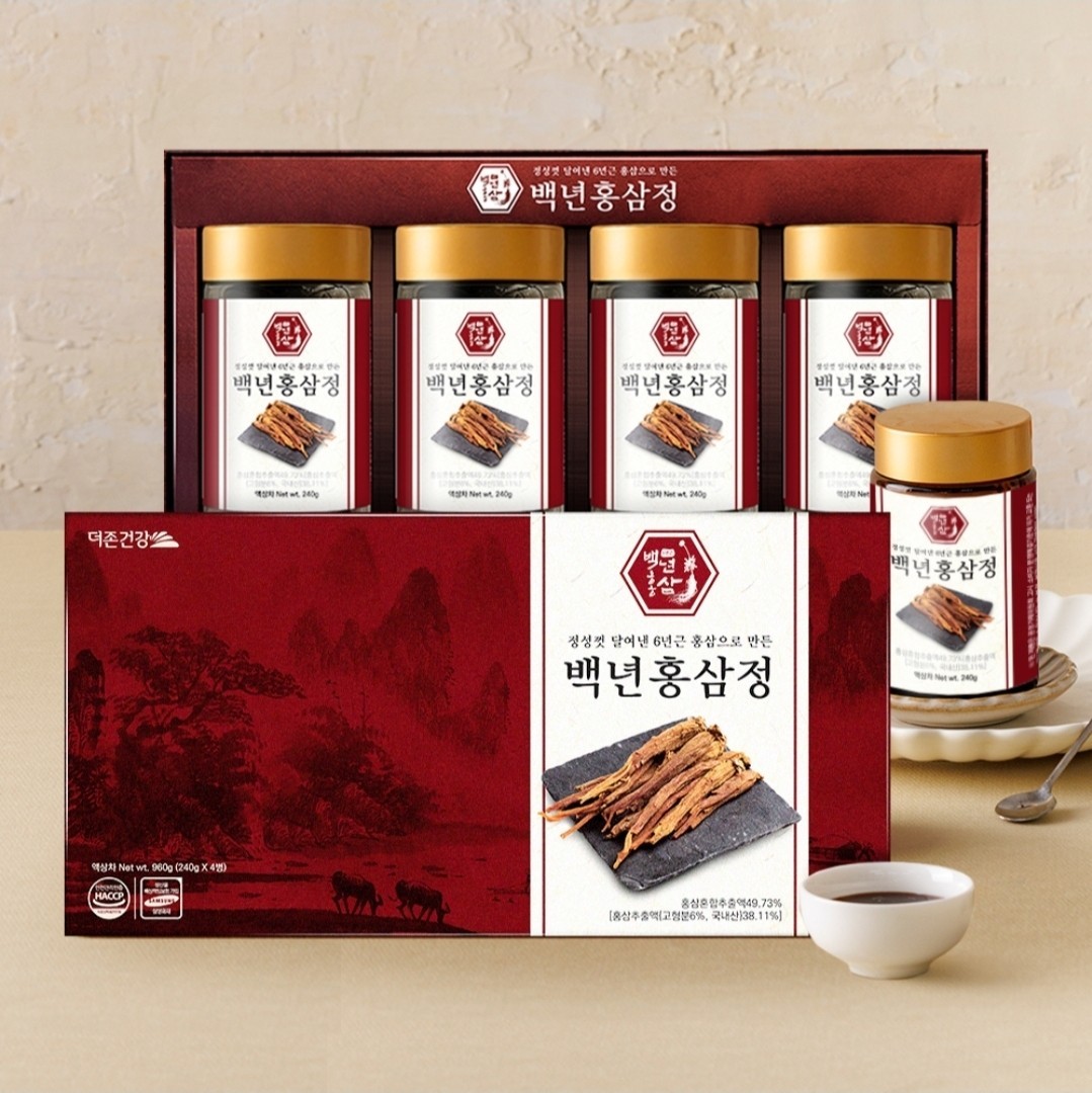 [The Jon Health]Honeyed Korean 6 Years Red Ginseng Extract 240g*4p(33.86 oz)