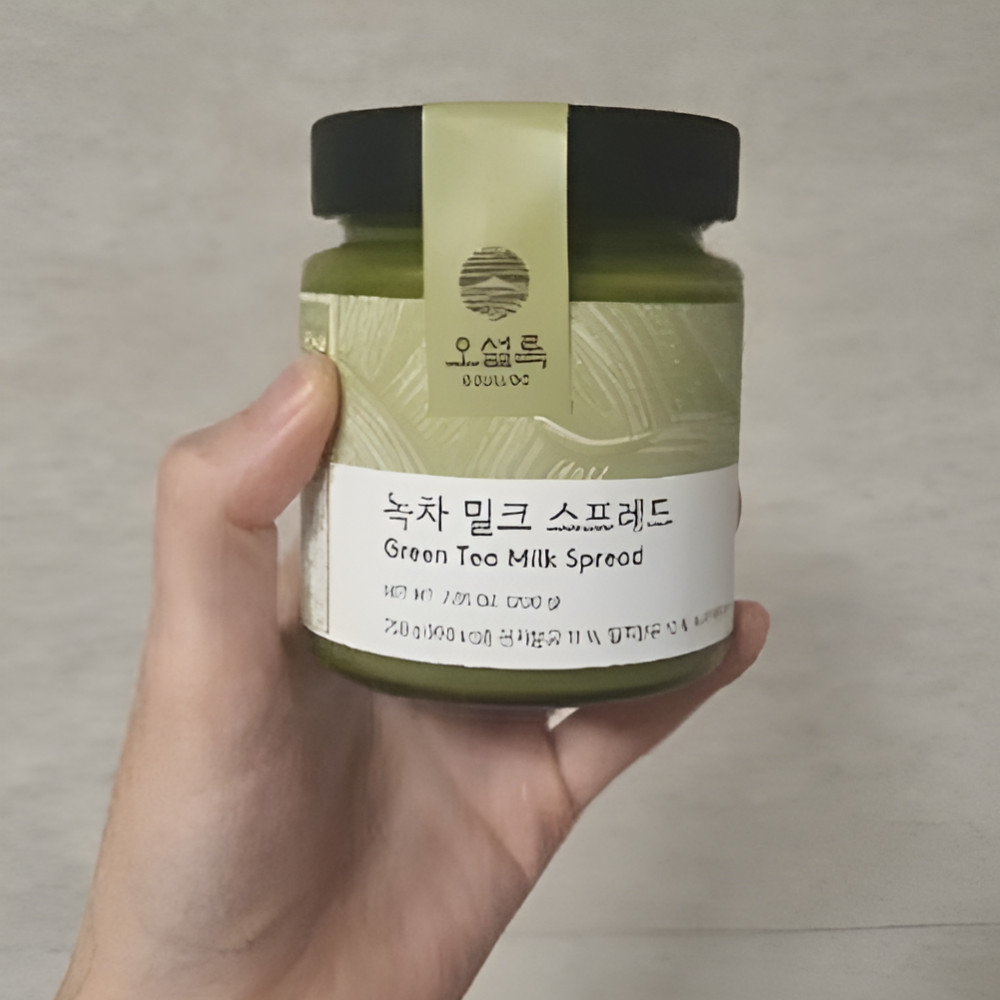O’sulloc Green Tea Milk Spread 200g Korean Tea Flavor Snack