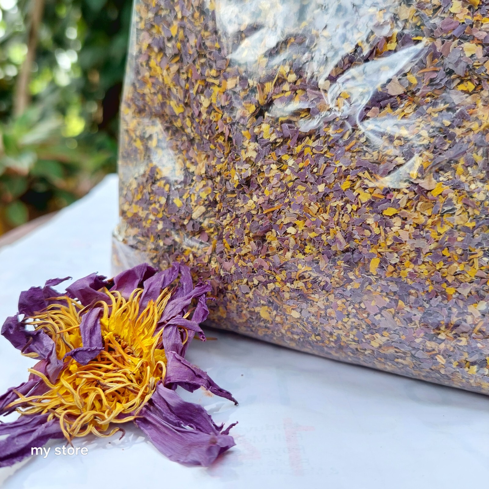 Blue Lotus (Nymphaea Caerulea) Flower Tea Cut 100% Organic Natural Herbal Tea