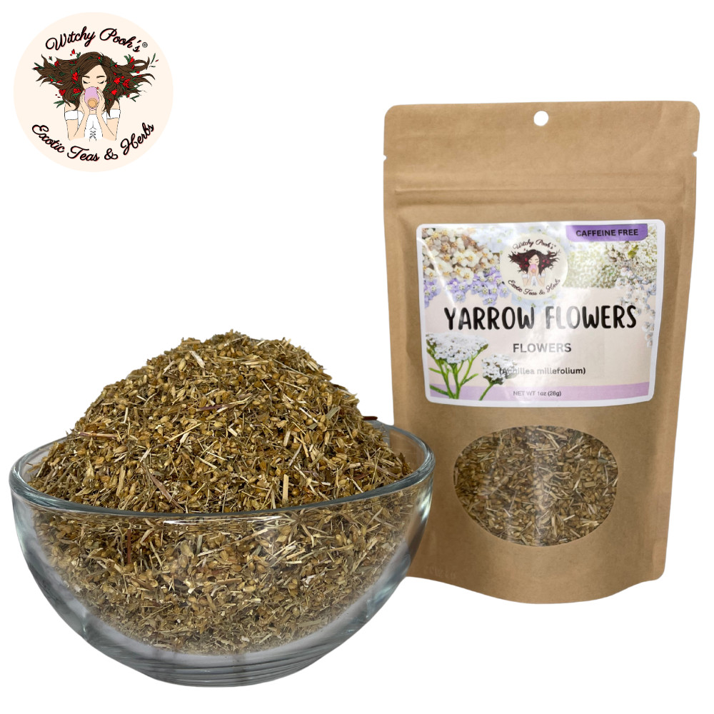 Yarrow Flowers, Flowers Dried, Flowers Whole, Dried Herbs, Food Grade Herbs