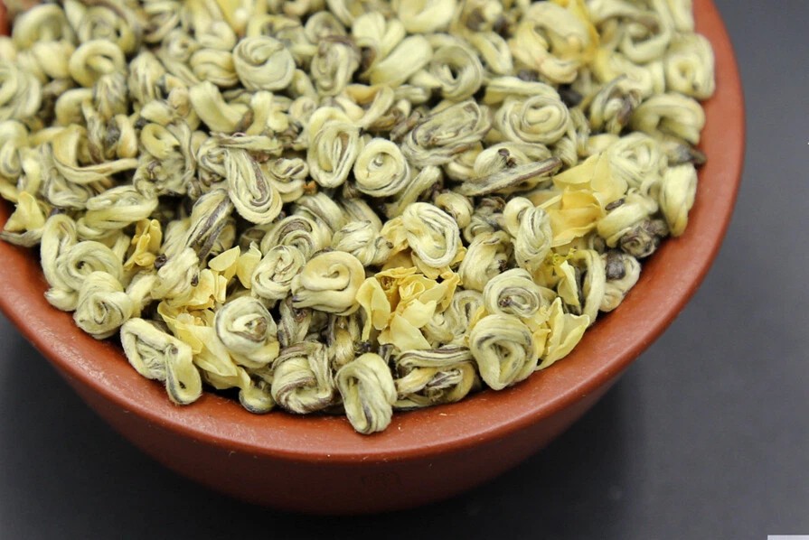 250g flavored aroma Jasmine Jade snail Green Tea Jasmine Grüner Tee Bi Luo Chun