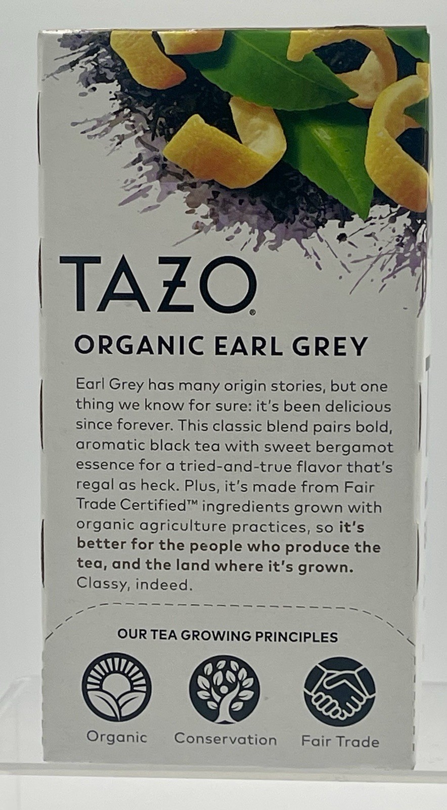 Lot of 3 Tazo Organic Earl Grey Tea 16 Each Total 48 Black Tea Bags EXP 05/2027