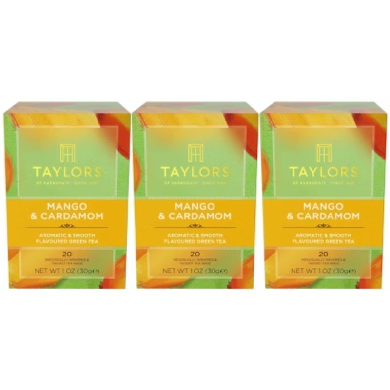 Mango & Cardamom Green Tea Bags – 60ct