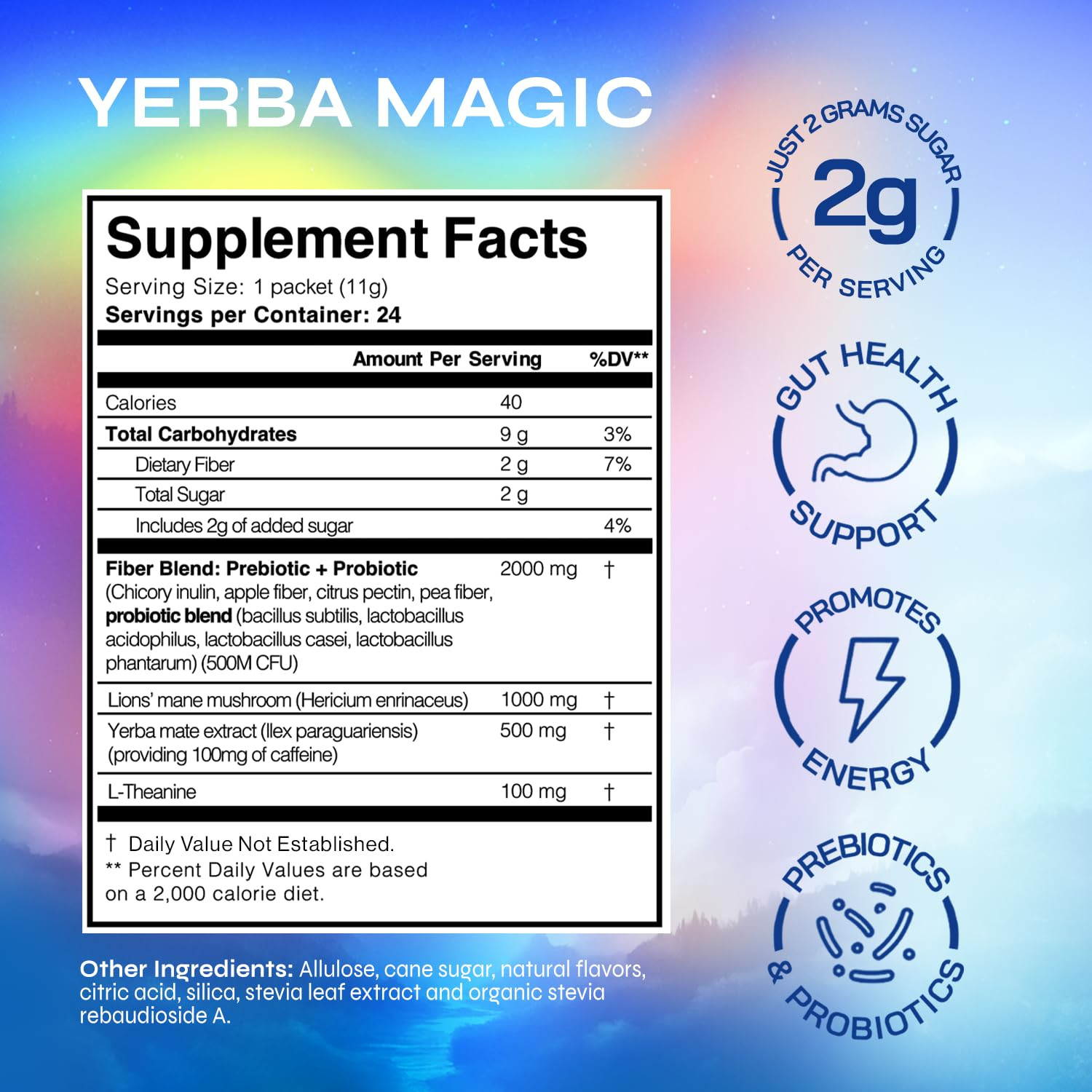 Yerba Magic Instant Yerba Mate Powder Packets – Clean Energy & Focus Drink Mix f