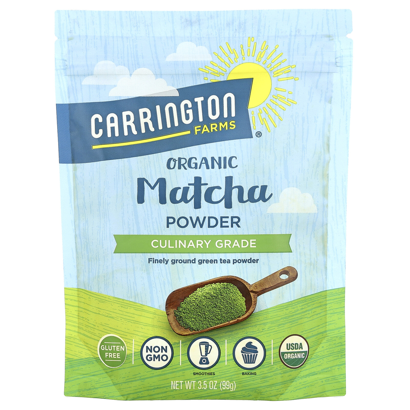 Organic Matcha Powder, 3.5 oz (99 g)
