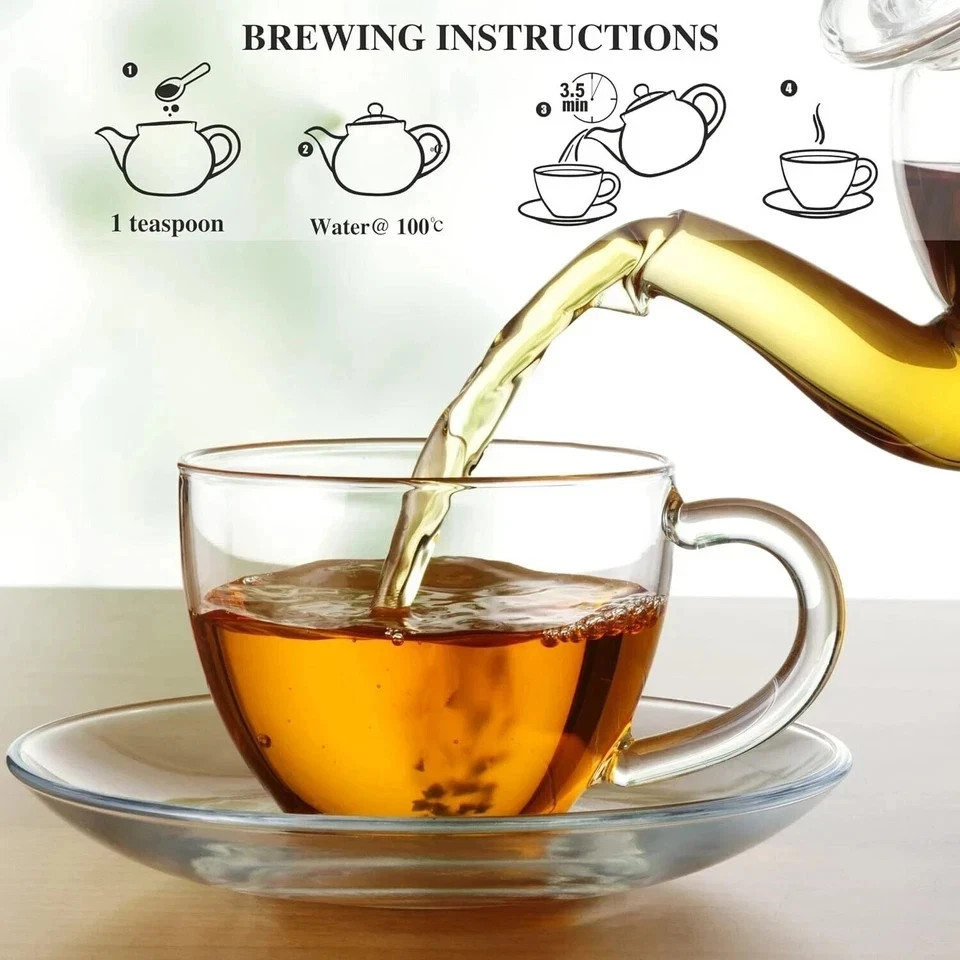 SAN-CHA Tea Boutique, Saffron White Tea, Silver Needles Tea, 50g