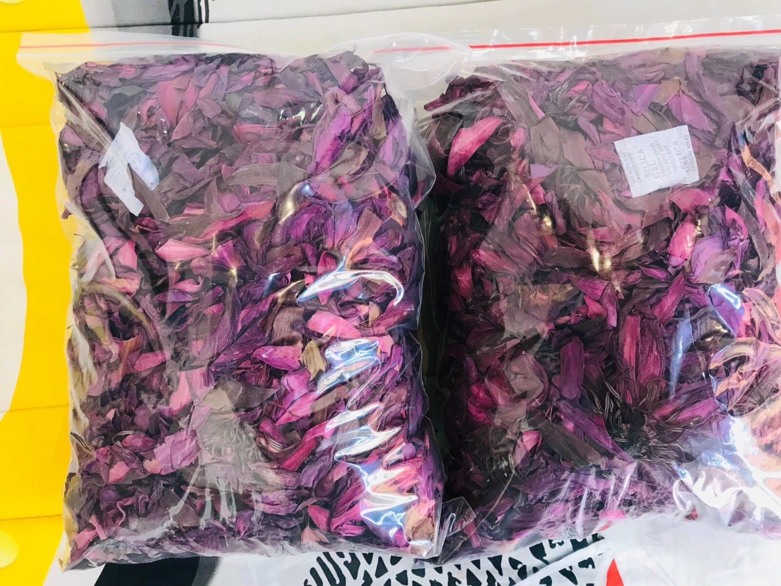 Dried Ceylon Red Lotus Flower Nelumbo Nucifera Pure Organic Hand Pick Herbal Tea