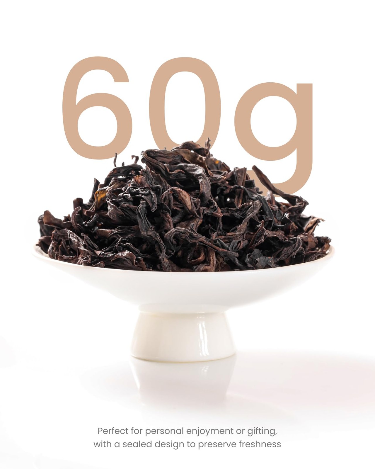 Premium Oolong Tea Loose Leaf, High Mountain, 2.11 Ounce 60g, Tin Canister