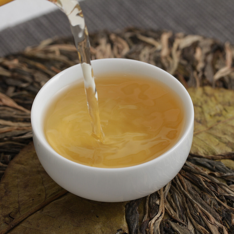 400g Yunnan Lincang Big Snow Mountain Raw Puerh Bazi Tea Shen Puer Tea
