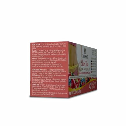 Hyleys Slim Tea 42 Ct Assorted – Weight Loss Herbal 42 Count (Pack of 1)