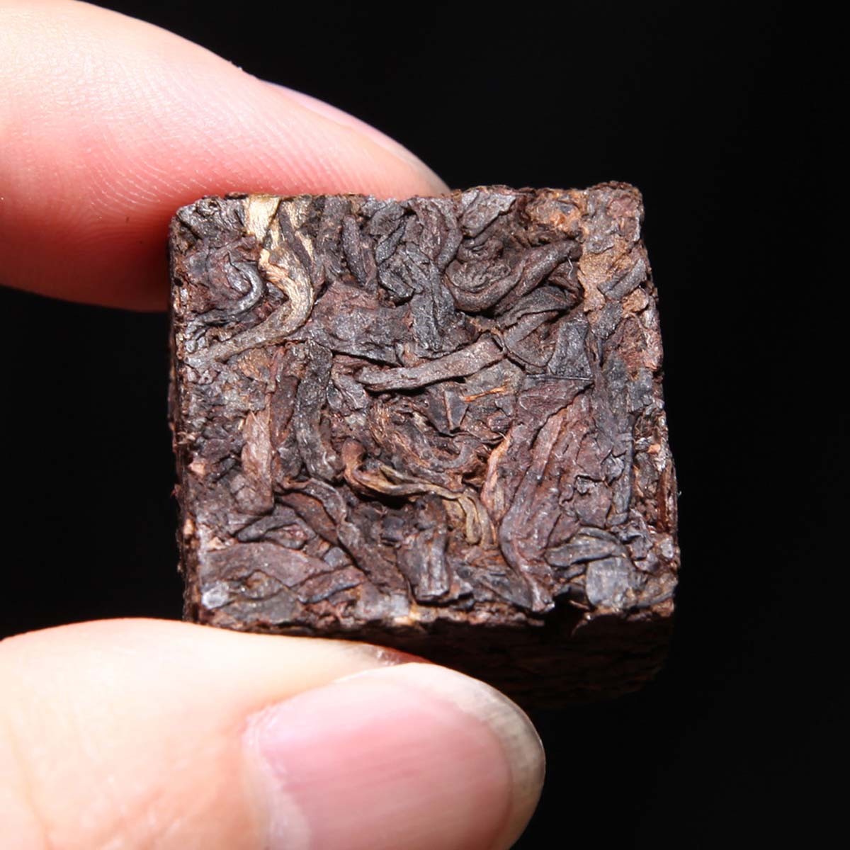 1Pc/Cup Mini Brick Tea Ripe Puerh Tea Yunnan Bulk Bohai Square Puer Tea 50g-500g