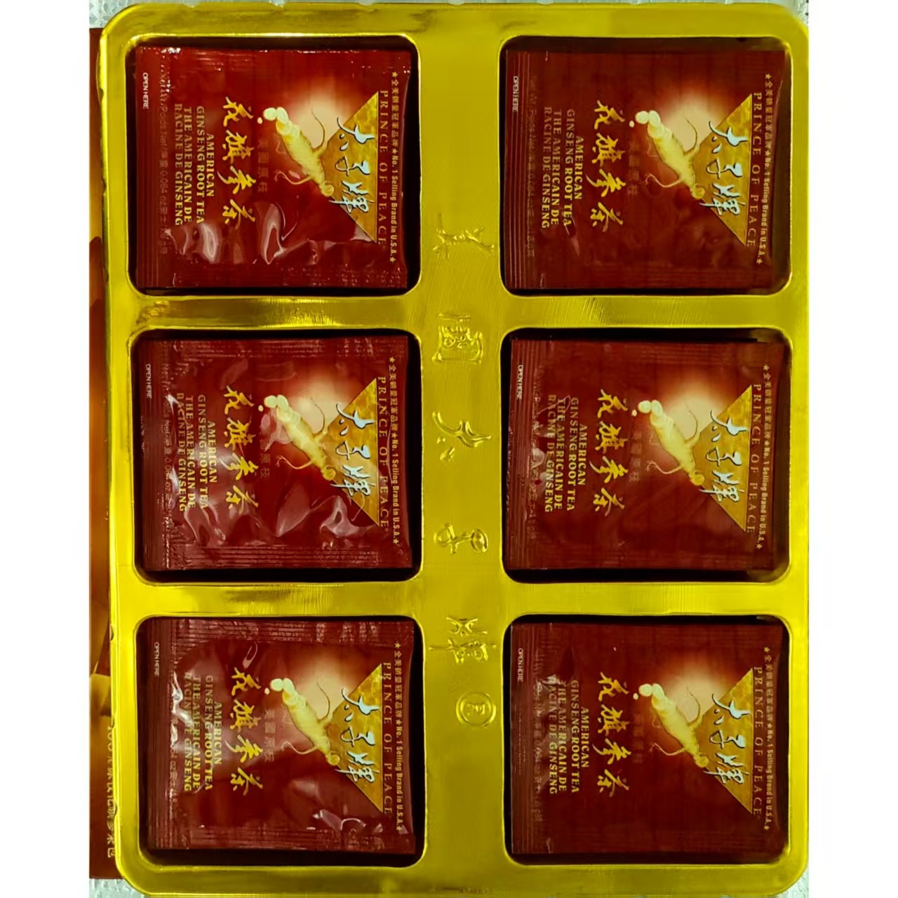 Prince of Peace American Ginseng Root Tea, 60 tea bags