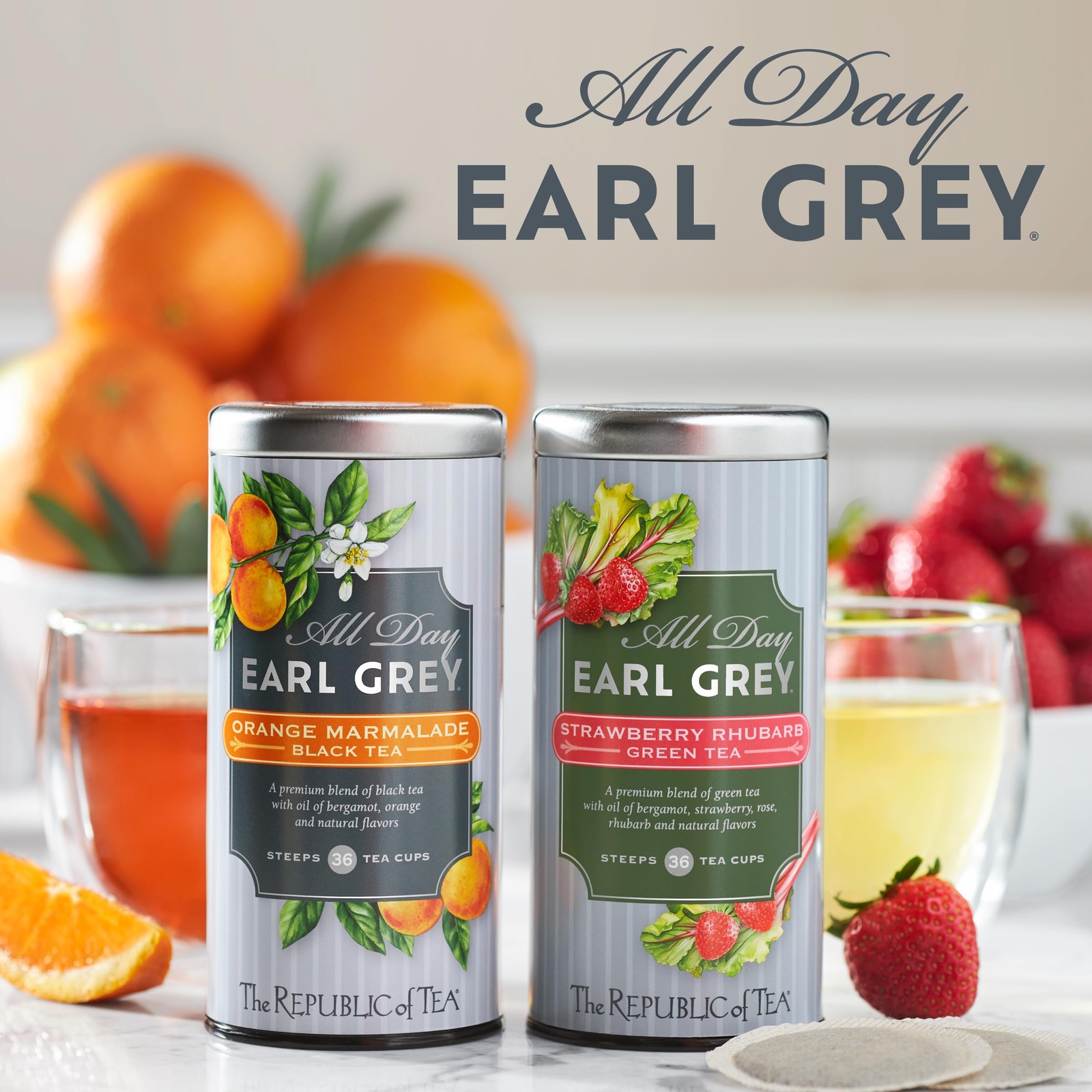 – All Day Earl Grey® Orange Marmalade Black Tea Naturally Caffeinated 36 Tea …