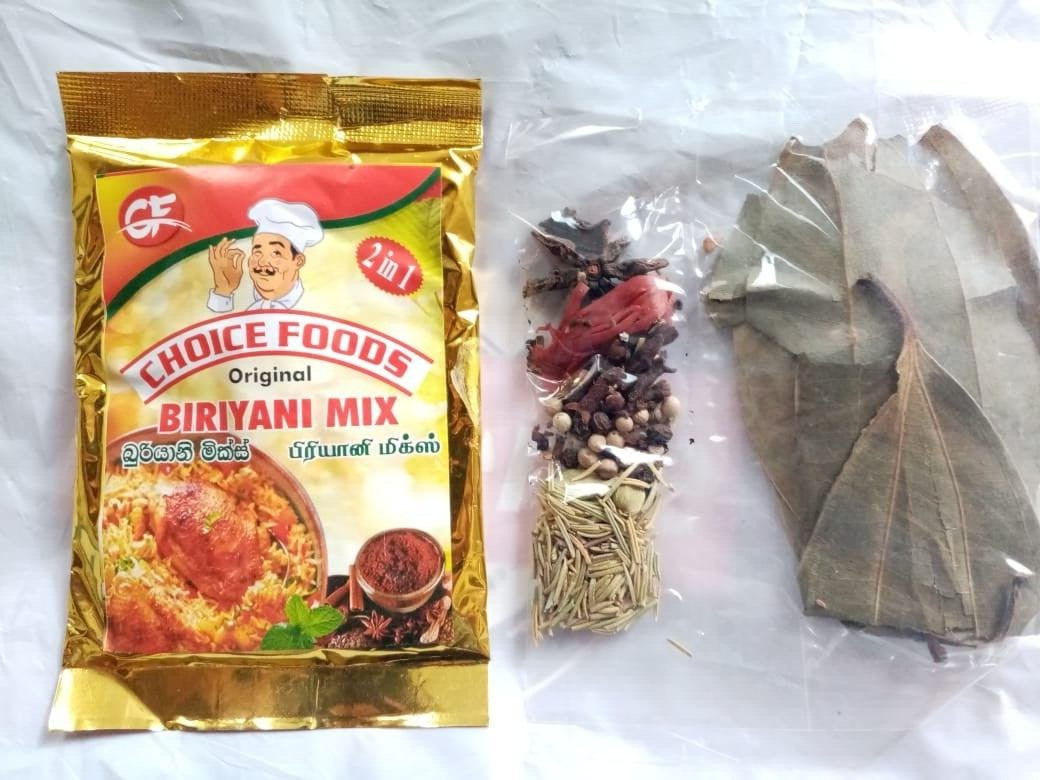 2 in 1 Choice Foods Original BIRIYANI MIX 100% Sri Lankan Best Quality product.
