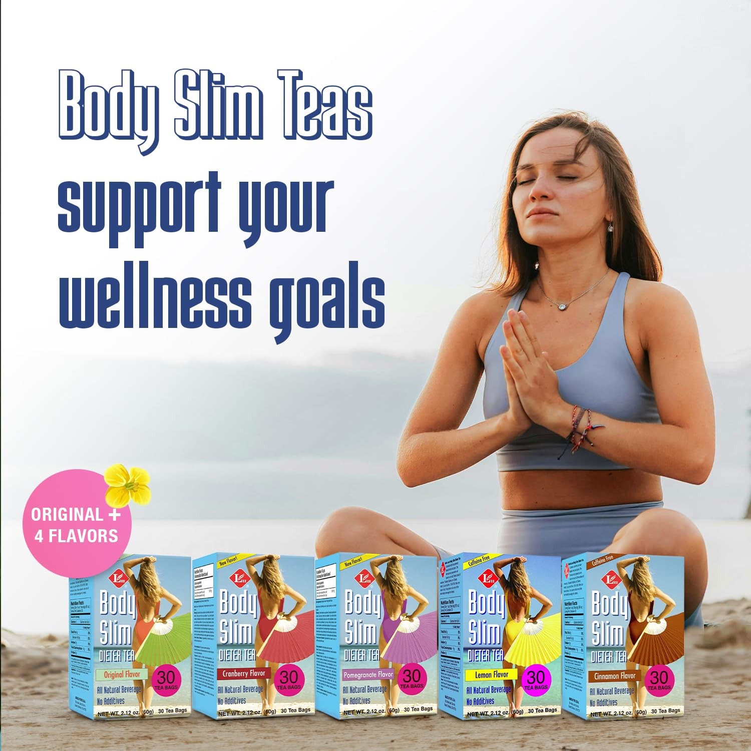 Body Slim Dieters Caffeine Free Chinese Herbal Tea Senna Leaves Lemon Zest 30